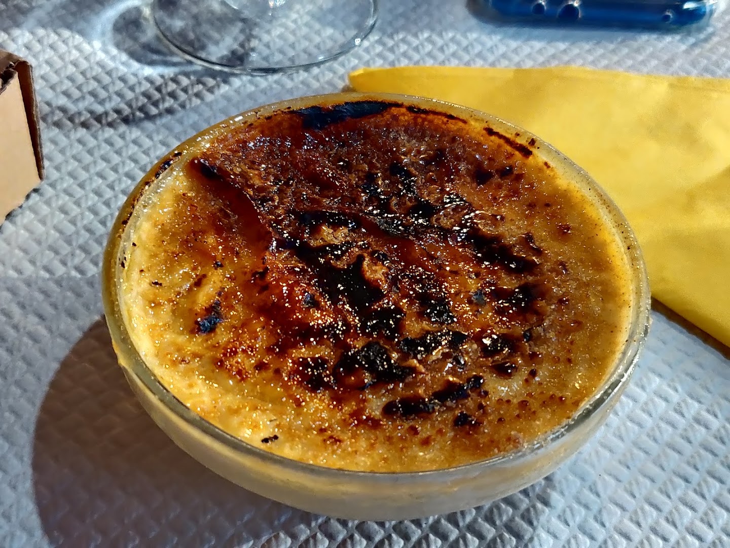 Crème brûlée caramélisée